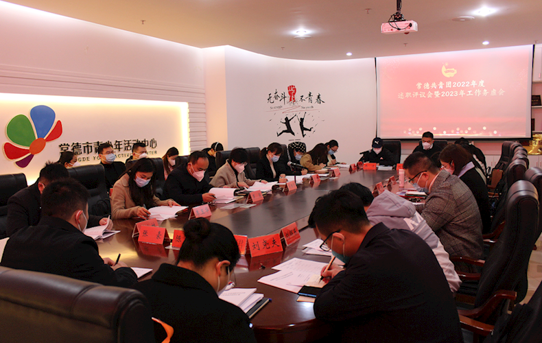 团市委召开2022年度述职评议会暨 2023年工作务虚会